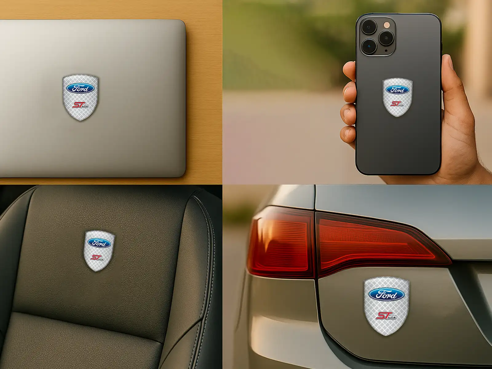 Ford Individuelle Autoaufkleber Firmenmode Max Athletisch